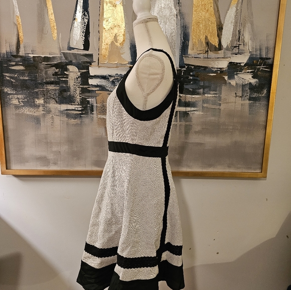 Ryu Black and White Mini Dress - Picture 2 of 8